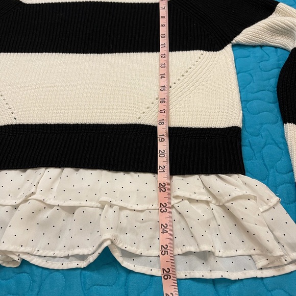 NWT Madison Jules “Layered Look” Sweater L - Picture 4 of 8